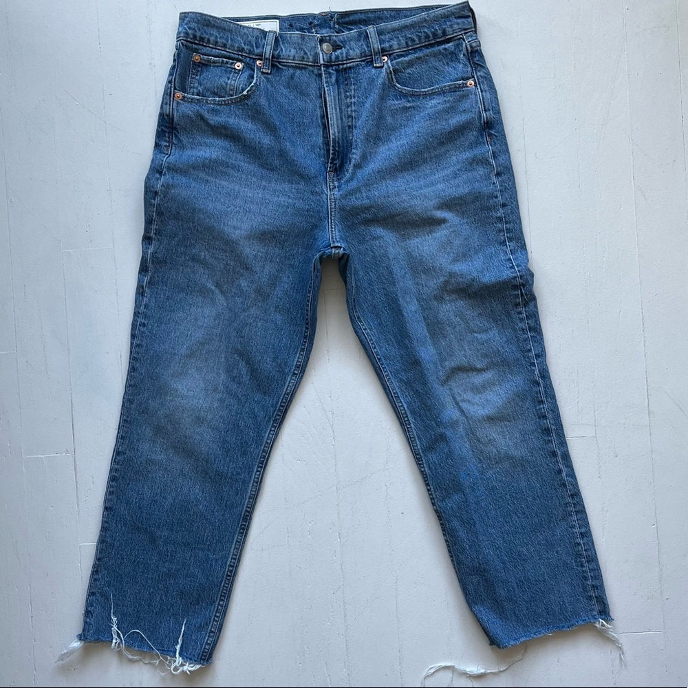 Gap Sky High Straight Leg Jeans